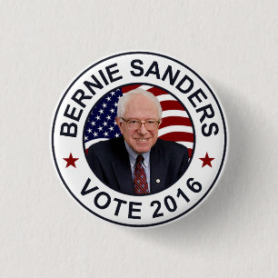 Badge Rond 2,50 Cm Drapeau des USA de ponceuses de Bernie