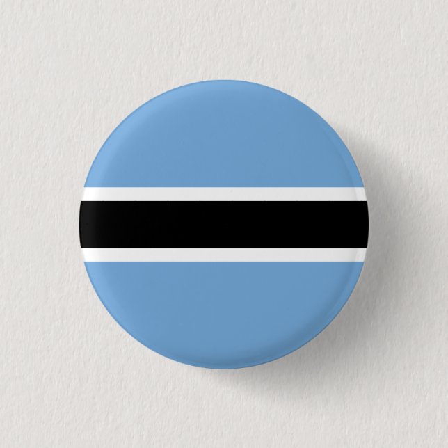 Badge Rond 2,50 Cm Drapeau du Botswana (Devant)