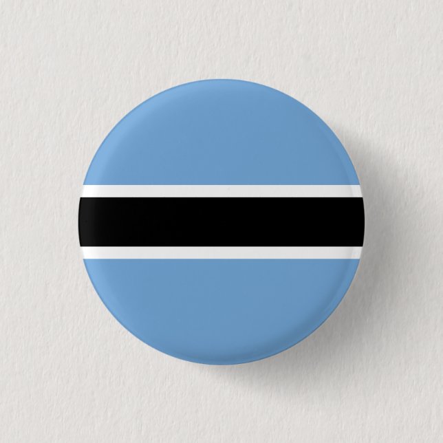 Badge Rond 2,50 Cm Drapeau du Botswana (Devant)