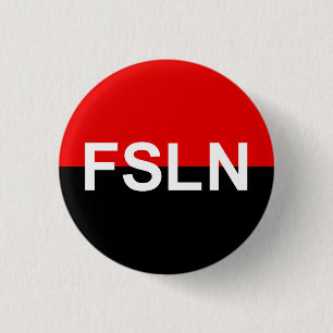 Badge Rond 2,50 Cm Drapeau du bouton d'insertion FSLN