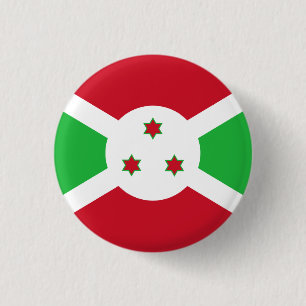 Badge Rond 2,50 Cm Drapeau du Burundi patriotique