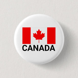 Badge Rond 2,50 Cm Drapeau du Canada Drapeau canadien , drapeau canad