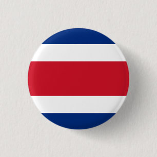 Badge Rond 2,50 Cm Drapeau du Costa Rica