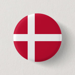 Badge Rond 2,50 Cm Drapeau du Danemark