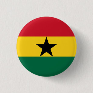Badge Rond 2,50 Cm Drapeau du Ghana