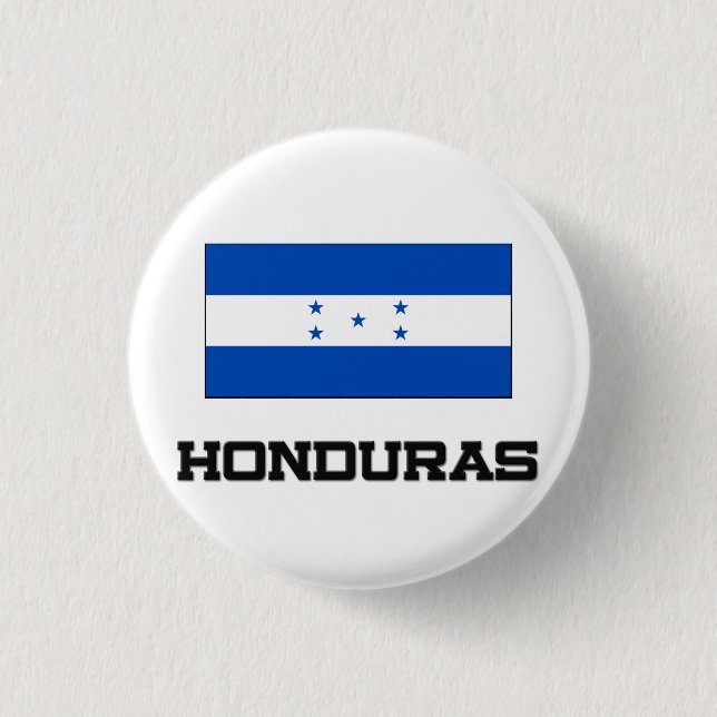 Badge Rond 2,50 Cm Drapeau du Honduras (Devant)
