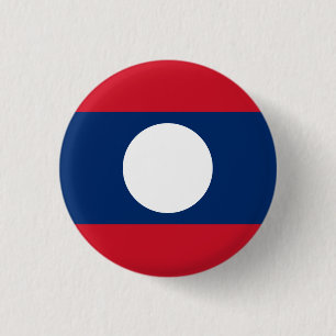 Badge Rond 2,50 Cm Drapeau du Laos