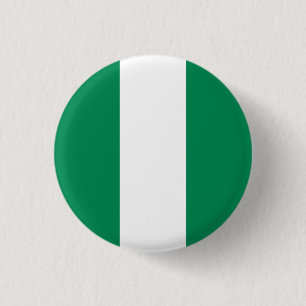 Badge Rond 2,50 Cm Drapeau du Nigeria patriotique