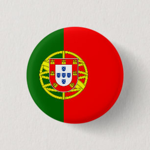 Badge Rond 2,50 Cm Drapeau du Portugal