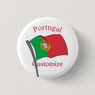 Badge Rond 2,50 Cm Drapeau du Portugal Thunder_Cove