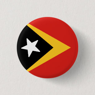 Badge Rond 2,50 Cm Drapeau du Timor-Leste