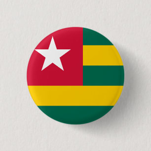 Badge Rond 2,50 Cm Drapeau du Togo