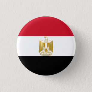 Badge Rond 2,50 Cm Drapeau Égypte