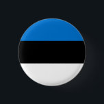 Badge Rond 2,50 Cm Drapeau estonien, Drapeau estonien<br><div class="desc">Drapeau estonien,  Drapeau de l'Estonie bouton/badge de World Flags United.</div>