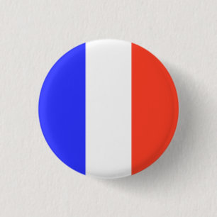 Badge Rond 2,50 Cm Drapeau français