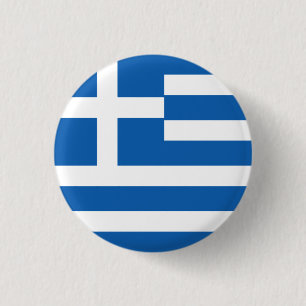 Badge Rond 2,50 Cm Drapeau grec