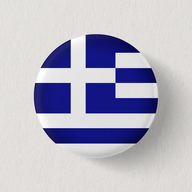 Badge Rond 2,50 Cm Drapeau grec (rond) (Devant)