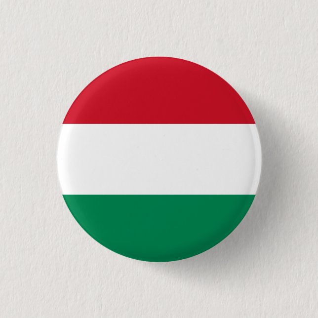 Badge Rond 2,50 Cm Drapeau hongrois (Devant)