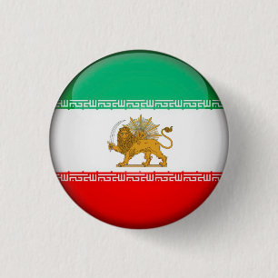 Badge Rond 2,50 Cm Drapeau Iran