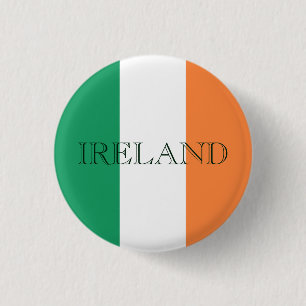 Badge Rond 2,50 Cm Drapeau irlandais Pbcn Irlande