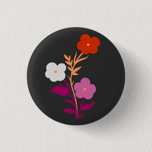 Badge Rond 2,50 Cm Drapeau lesbien subtil