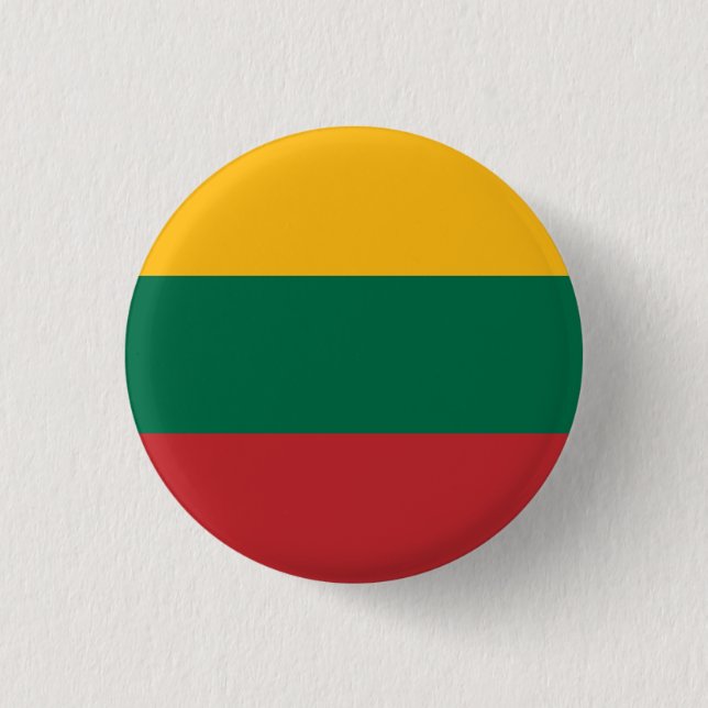 Badge Rond 2,50 Cm Drapeau lituanien (Devant)