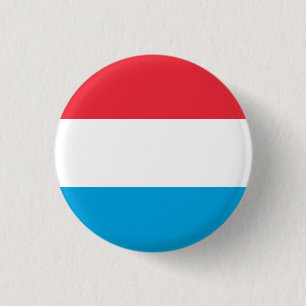 Badge Rond 2,50 Cm Drapeau Luxembourg