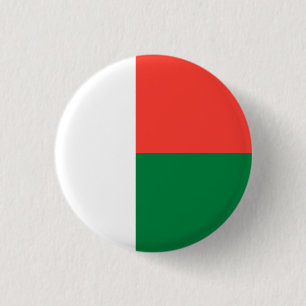 Badge Rond 2,50 Cm Drapeau Madagascar