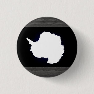 Badge Rond 2,50 Cm Drapeau monochrome de l'Antarctique