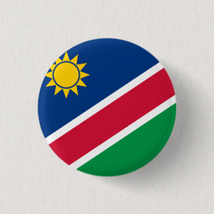Badge Rond 2,50 Cm Drapeau namibien
