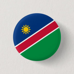Badge Rond 2,50 Cm Drapeau namibien, Drapeau de Namibie