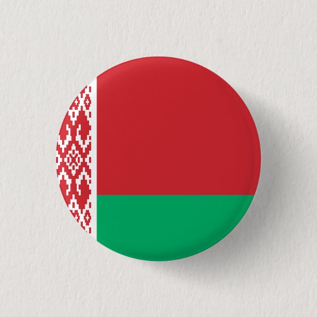 Badge Rond 2,50 Cm Drapeau national de Bélarus (Devant)