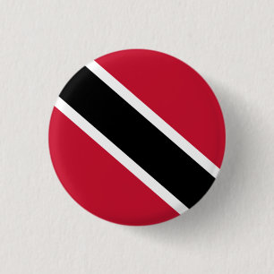 Badge Rond 2,50 Cm Drapeau national de Trinité-et-Tobago