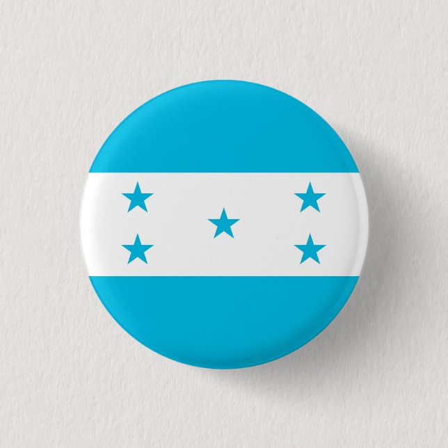 Badge Rond 2,50 Cm Drapeau national du Honduras (Devant)