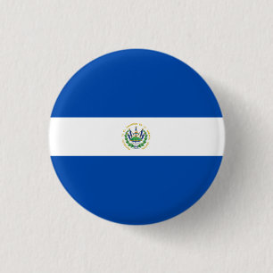 Badge Rond 2,50 Cm Drapeau national du Salvador