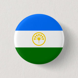 Badge Rond 2,50 Cm Drapeau patriotique Bachkortostan