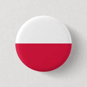 Badge Rond 2,50 Cm Drapeau polonais, Drapeau de la Pologne