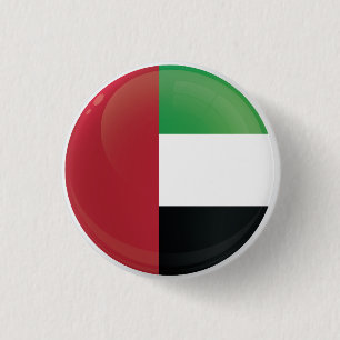 Badge Rond 2,50 Cm Drapeau rond de l'Émirat arabe uni