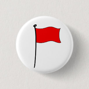 Badge Rond 2,50 Cm Drapeau rouge : boutons