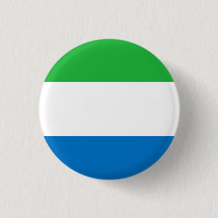Badge Rond 2,50 Cm Drapeau Sierra Leone