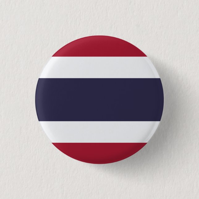 Badge Rond 2,50 Cm Drapeau thaïlandais, Drapeau thaïlandais (Devant)