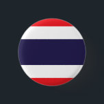 Badge Rond 2,50 Cm Drapeau Thaïlande<br><div class="desc">Produits World Flag personnalisables - N'hésitez pas à ajouter votre propre texte.</div>