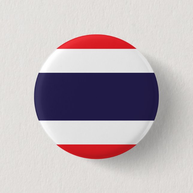 Badge Rond 2,50 Cm Drapeau Thaïlande (Devant)