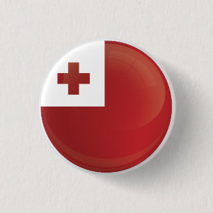 Badge Rond 2,50 Cm Drapeau Tonga Round Icon