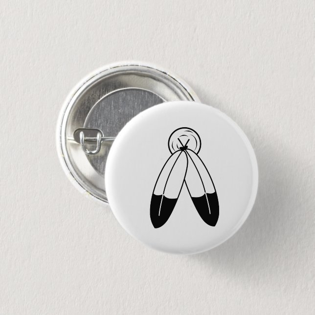 Badge Rond 2,50 Cm Drapeau Two-Spirit (Devant & derrière)