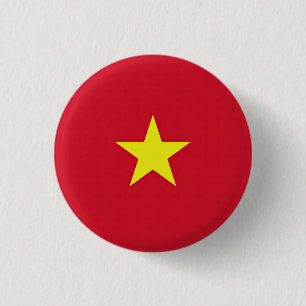 Badge Rond 2,50 Cm Drapeau Vietnam