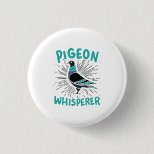 Badge Rond 2,50 Cm Dresseur de pigeons