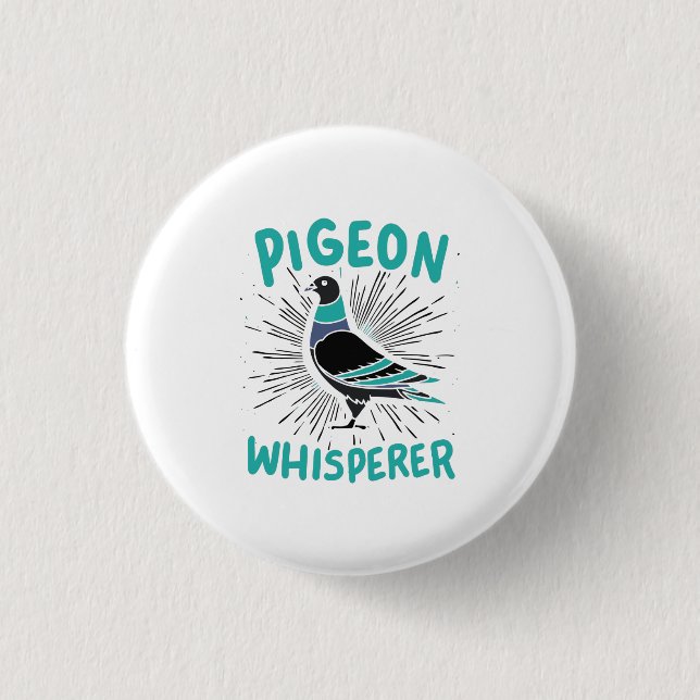 Badge Rond 2,50 Cm Dresseur de pigeons (Devant)