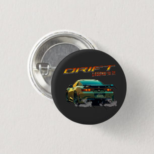BADGE ROND 2,50 CM DRIFT LEGEND SUPRA MK4 - STYLE ANIME