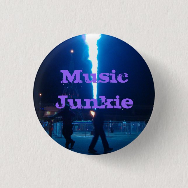 Badge Rond 2,50 Cm Drogué de musique II (Devant)